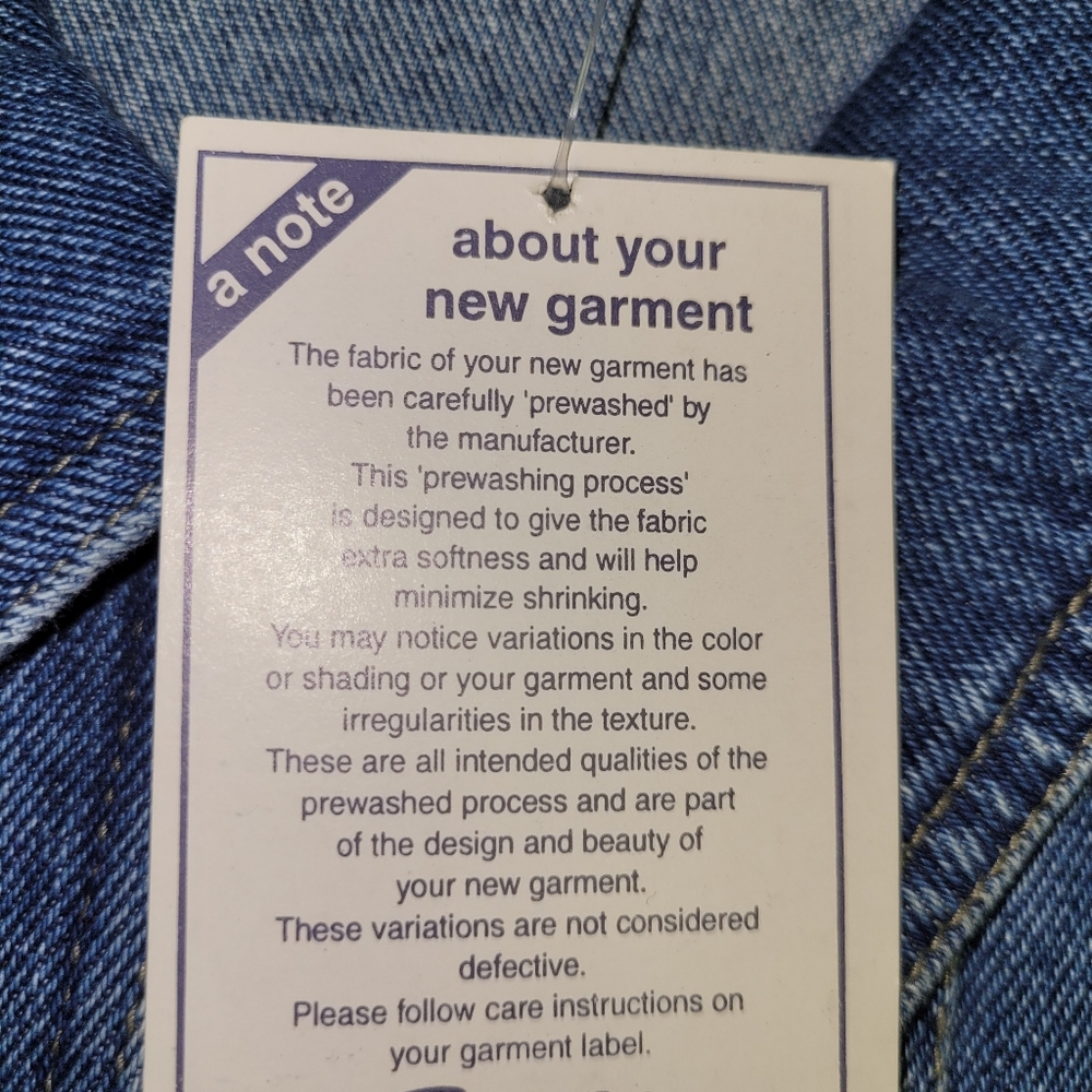 Nwt agapo floral embroidery Jean jacket sz large - Picture 3 of 4